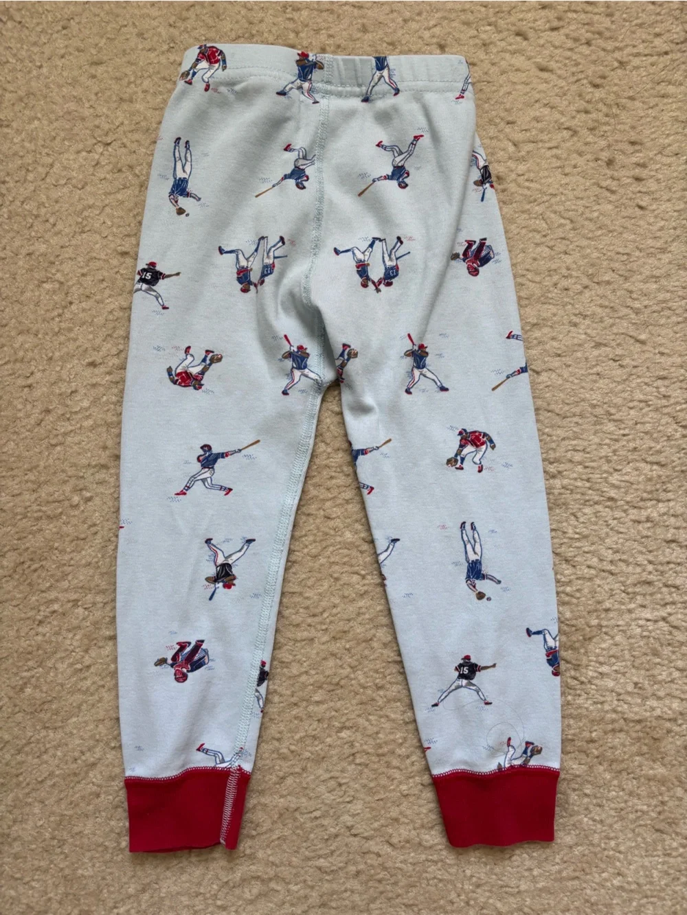 3T Hanna Andersson Baseball Pajama set